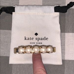 Kate spade bangle bracelet in pearl